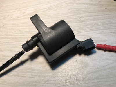 probes on coil